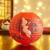 2025 Chinese Style Red Lantern: Dragon Boat & Mid-Autumn Festival Decorative Pendant with Luminous Design for Spring Festival & National Day.