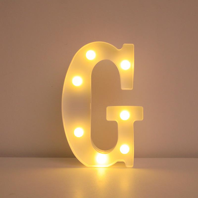 

LED English Letter String Lights for Weddings, Proposals, and Birthdays