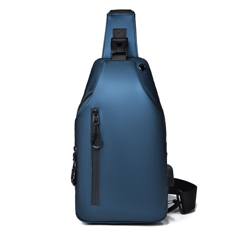 Men's Chest Bag Large Capacity Single-shoulder Crossbody Bag Casual Hanging Bag Waterproof Outdoor Travel Backpack Fashionable Men's Bag