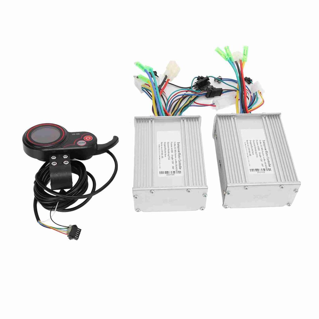 Dual Drive 3648V 450W Electric Bike Brushless Controller LH100 Color LCD Screen Display