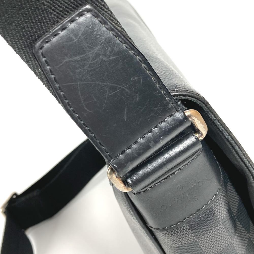Louis Vuitton  N41028 Damier Graphite District PM NM Crossbody flap Shoulder Bag