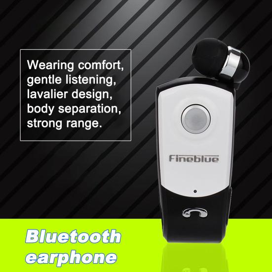 Fineblue F960 Wireless to Operate with Earbud Easy Microphone Vibration Reminder Bluetooth-compatible 4