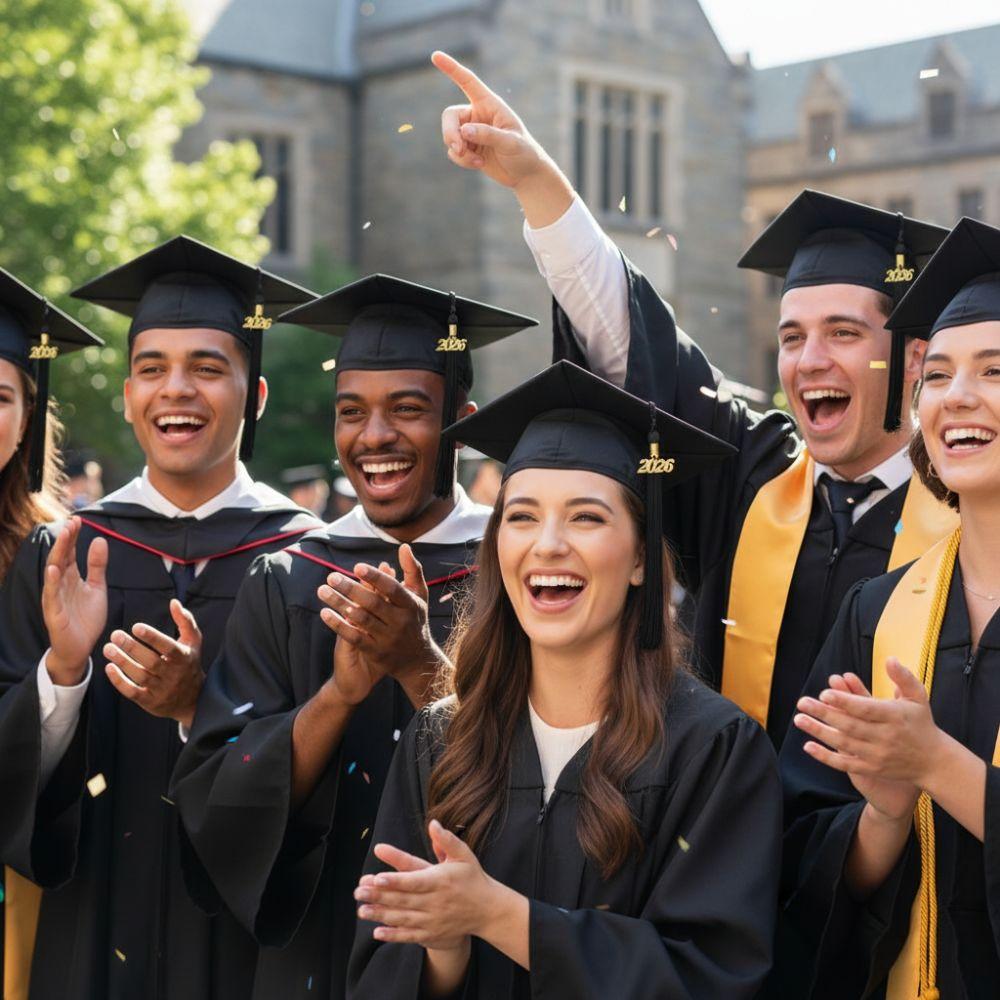 Breathable Matte 2026 Graduation Cap DIY Bachelor Academic Hat  College Graduations
