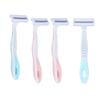 4pcs Professional Women Hair Shaver Portable Underarm Legs Body Hair Removal Trimmer