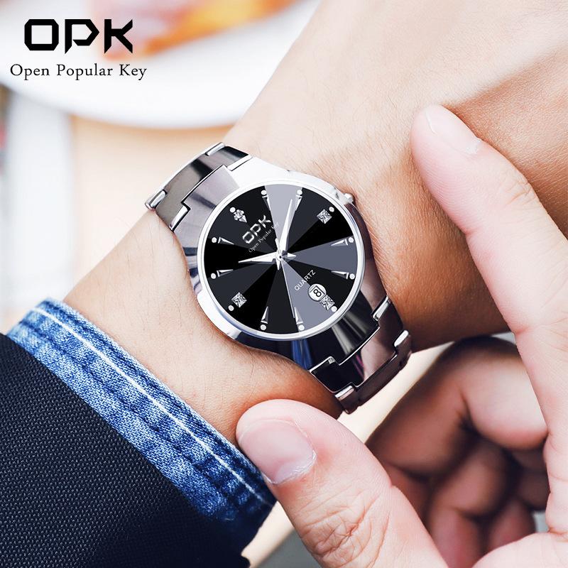 OPK Brand Watch with Calendar Quartz Watch Men's Watch Men's Watch