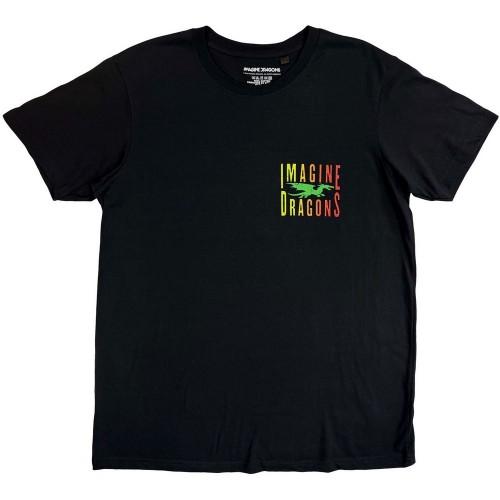 Imagine Dragons Unisex Adult Double Dragons Pocket T-Shirt