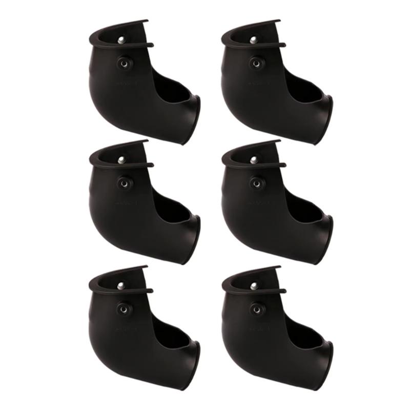 6Pcs Billiards Pool Rubber Drop Pockets Pool Table Bag Liners Billiard Baskets Pool Table Pocket for Most Pool Tables