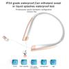 HBS-1100 Bluetooth-compatible Earphone Neck-mounted Noise-canceling Stereo Surround Heavy Bass Handsfree Music Player Universal Wireless Sports Earbud