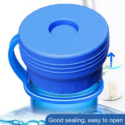 Yousheng 1/2/3/4 Pezzi Tappo per Boccione d'Acqua da 5 Galloni Coperchio in Silicone per Secchio Ermetico a Prova di Perdite Tappo di Ricambio Sigillato Senza Sversamenti per Erogatore d'Acqua in Bottiglia da 55 mm