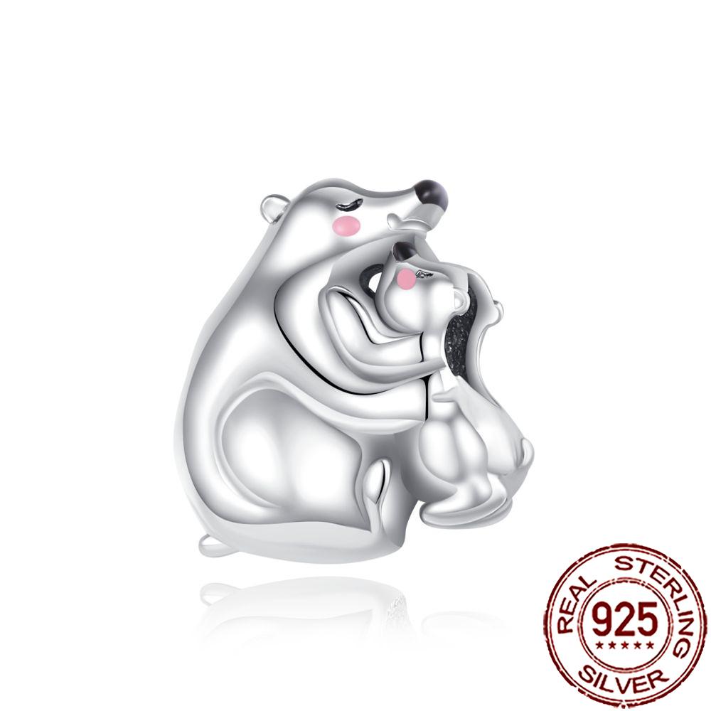 New Charms Copper Cat Dog Flamingo Chameleon Axolotl Animal Beads Fit Bracelet Necklace Women Diy Jewelry