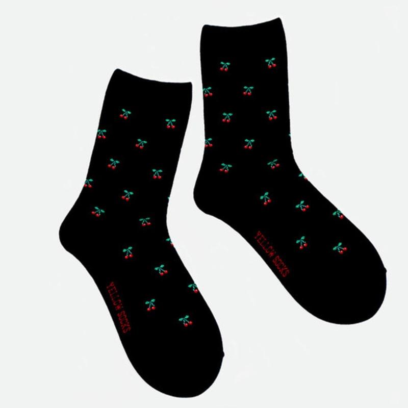 YELLOWSOCKS [NO PRESSURE] CHERISH BLACK