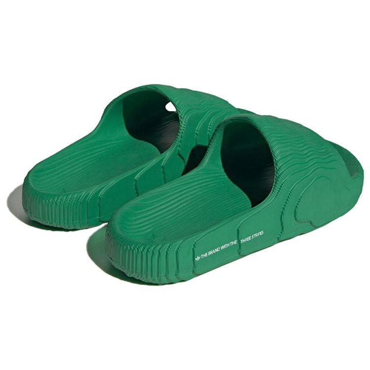 Adidas Adilette 22 Slides Green White Unisex Sneakers Cloud-White IF5395