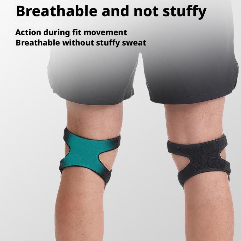 Patellar Strap Anti Slip Silicone Sports Knee Pads Double Patellar Band Adjustable Meniscus Strap Jump Rope Knee Protector