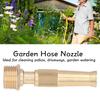 2PCS Copper Jet Nozzle 20mm Outer Diameter Hose Nozzle Durable Garden Hose Nozzle  Car Wash