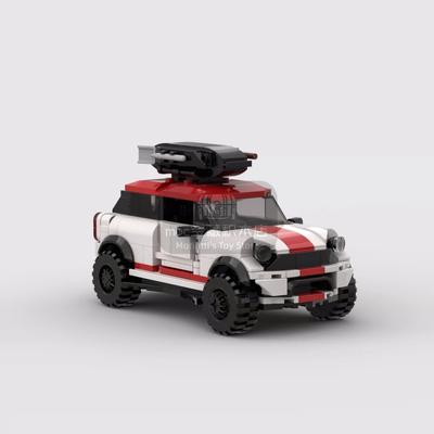 MOC MINI Countrymanspeed JCW yarışçı Yarışçı Yapı Taşları Tuğla Yaratıcı Garaj Oyuncakları Erkek Çocuk Hediyeleri