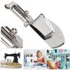 Iron Lockstitch Presser Foot Adjustable Rolled Hem Binding Attachment  Industrial Sewing Machine