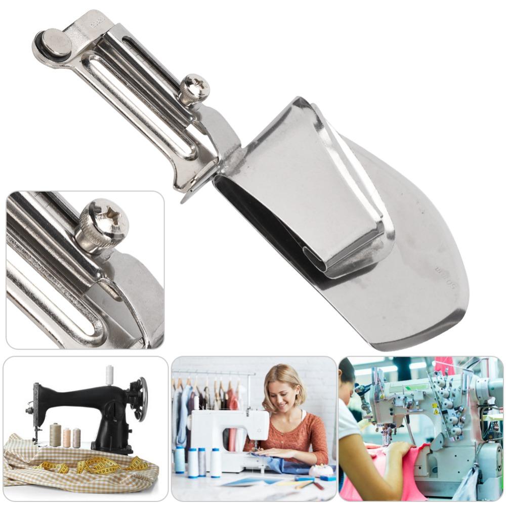 Iron Lockstitch Presser Foot Adjustable Rolled Hem Binding Attachment  Industrial Sewing Machine