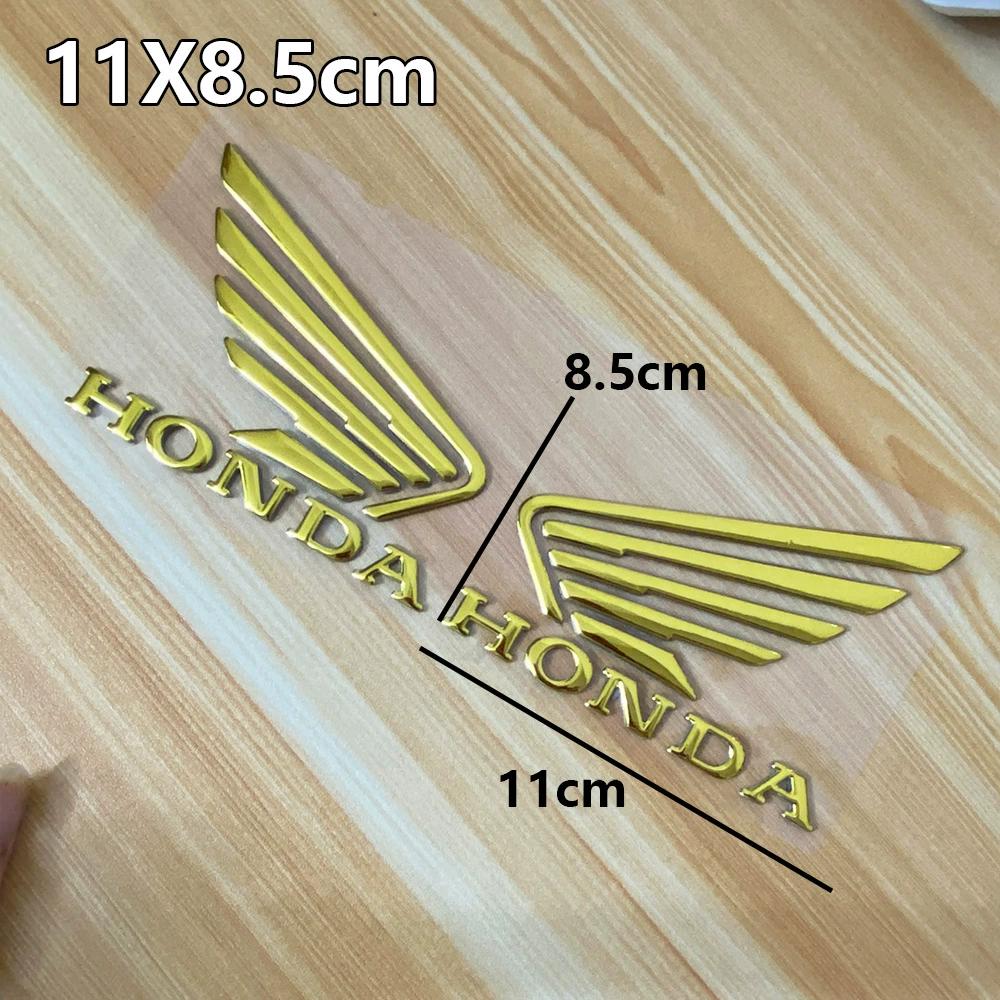 CKU5 Honda Motorcycle Modification Set Logo 3D Sticker HONDA Electroplated Letter Label Waterproof Sticker Moto Accessories Cbr 600
