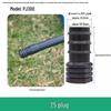 Complete Set of Barbed Pipe Fittings: Drip Irrigation Connectors Direct Elbow Tee Plug for 16/20/25mm Pipes