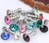 10 PIÈCES Mignon Strass Brillant Bouchon Jack Casque Audio Beau et Simple Anti-Poussière Accessoires 3.5mm