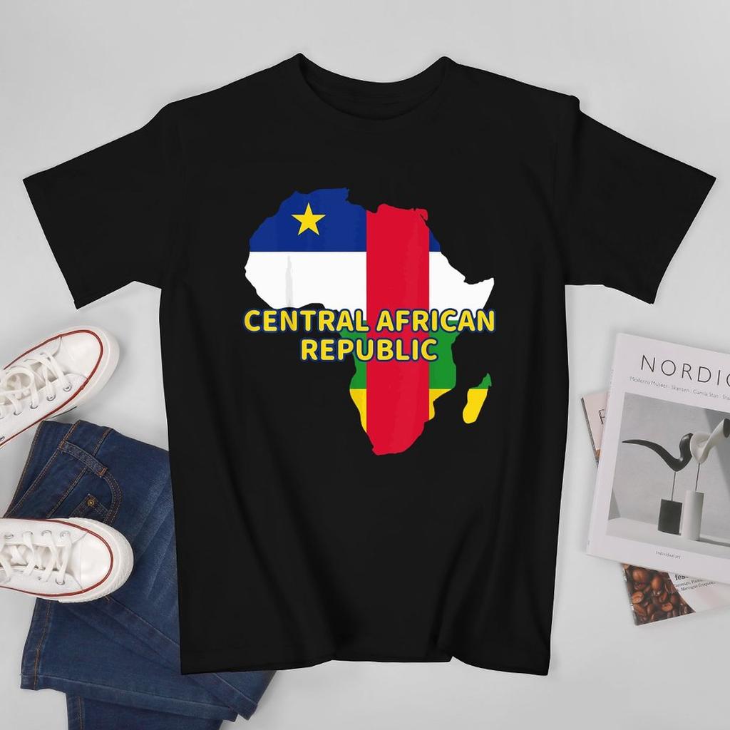 More Design Unisex Tshirt Central African Republic Tees Tshirt Oneck T Shirts Unisex Boys Clothing 100 Cotton