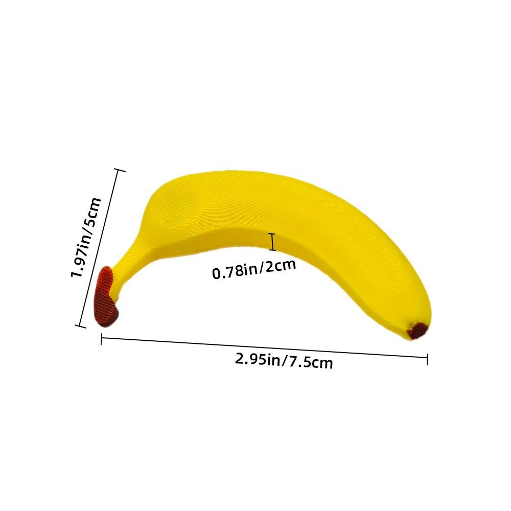 New Simulation Banana Fridge Magnets Decorative 3D Refrigerator Magnetic Sticker Creative Refrigerator Accessory Kitchen Decor