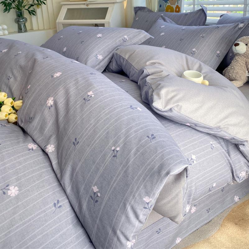 Home Textile Bedding Cotton Pure Cotton4-Pcsquilt Set 3-Pcs Set Winter Class A Maternal And Infant Grade Advanced Sense