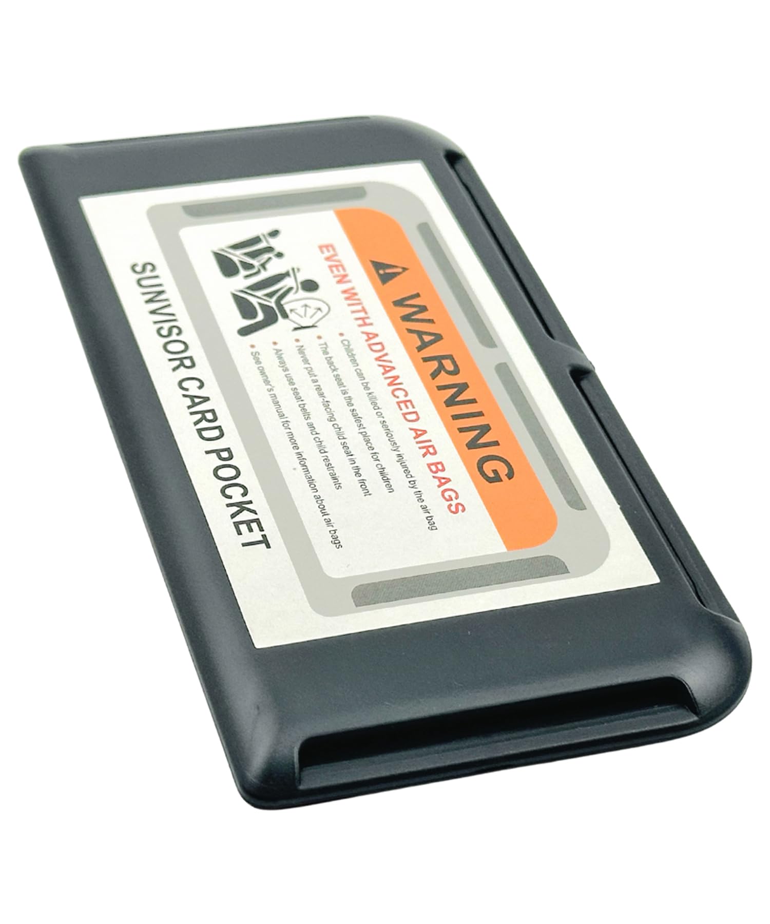 

HTharros Car Card Storage Case, Black, Car Sun Visor, Dashboard, Door Mount, Card Slot, Multi-functional, BK чёрный