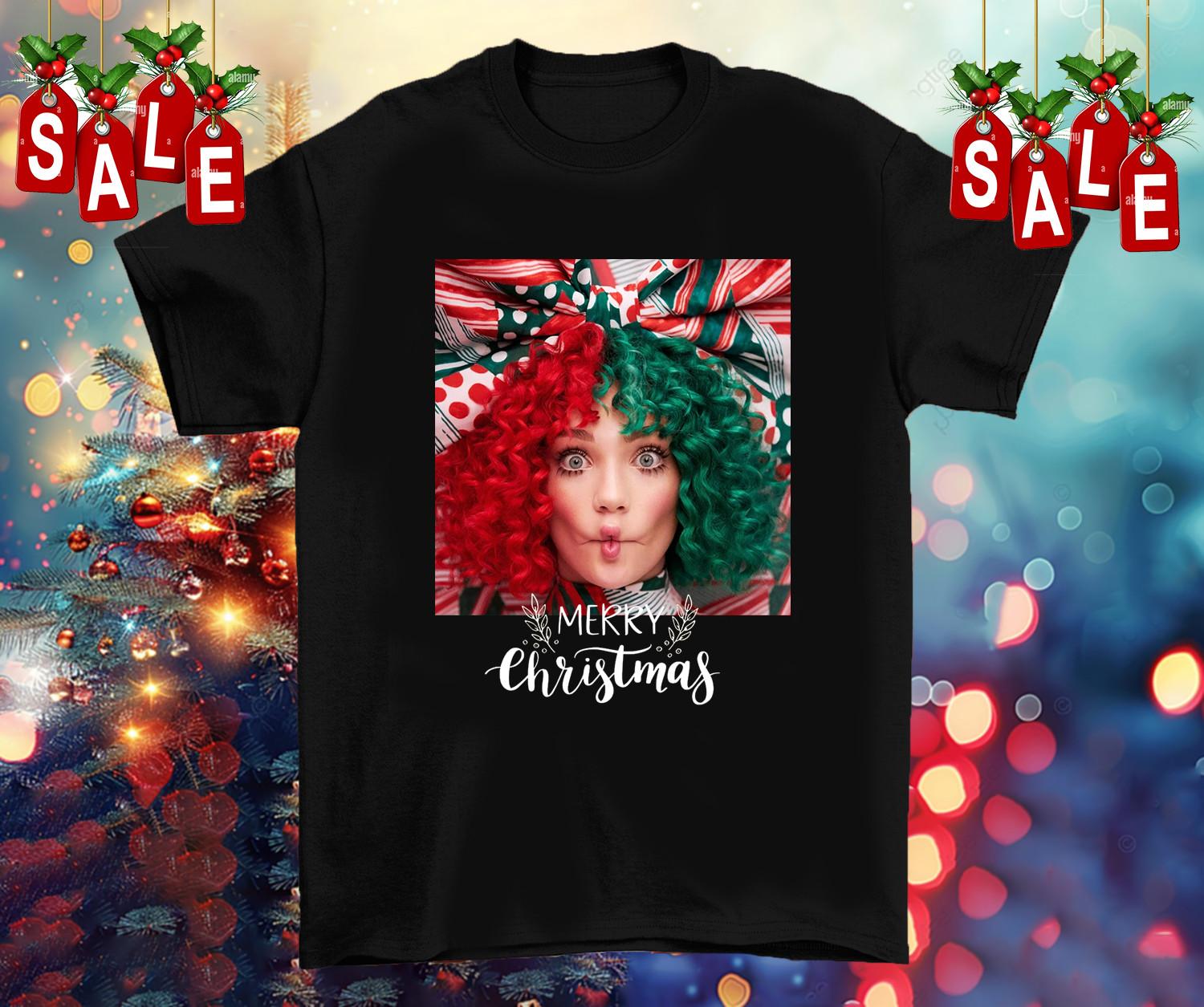 

Sia Candy Cane Lane Christmas Gift For Fan Unisex T-Shirt All Size UB036 2XL