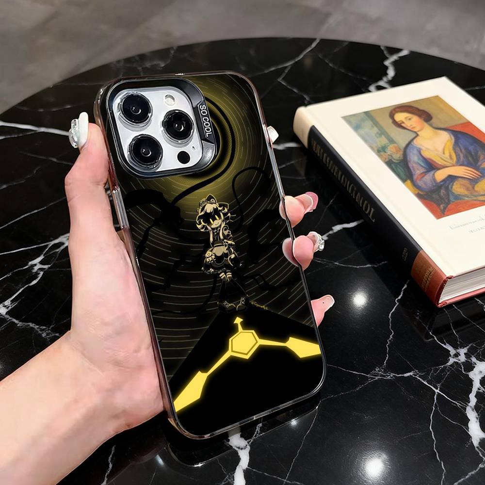 Custodia per Telefono Anime Murder Drones Per iPhone 17,16,15,14,13,12,11 Plus,Pro Max,XS,Cover Colorata Argento Nero