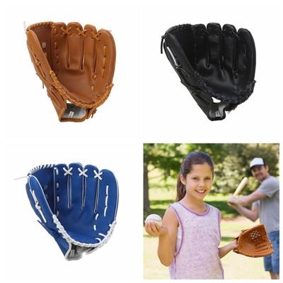 3 Color Softball Mitt Glove Baseball Competition Glove  Training Practice Equipment