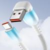 Gradient Colored Short USB Type C Charging Cord Braided Nylon Cable High Charging Multi Device Support