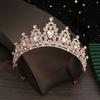 Bridal Crown Alloy Rhinestone Updo Crown Wedding Dress Hair Accessories Birthday Banquet Headband