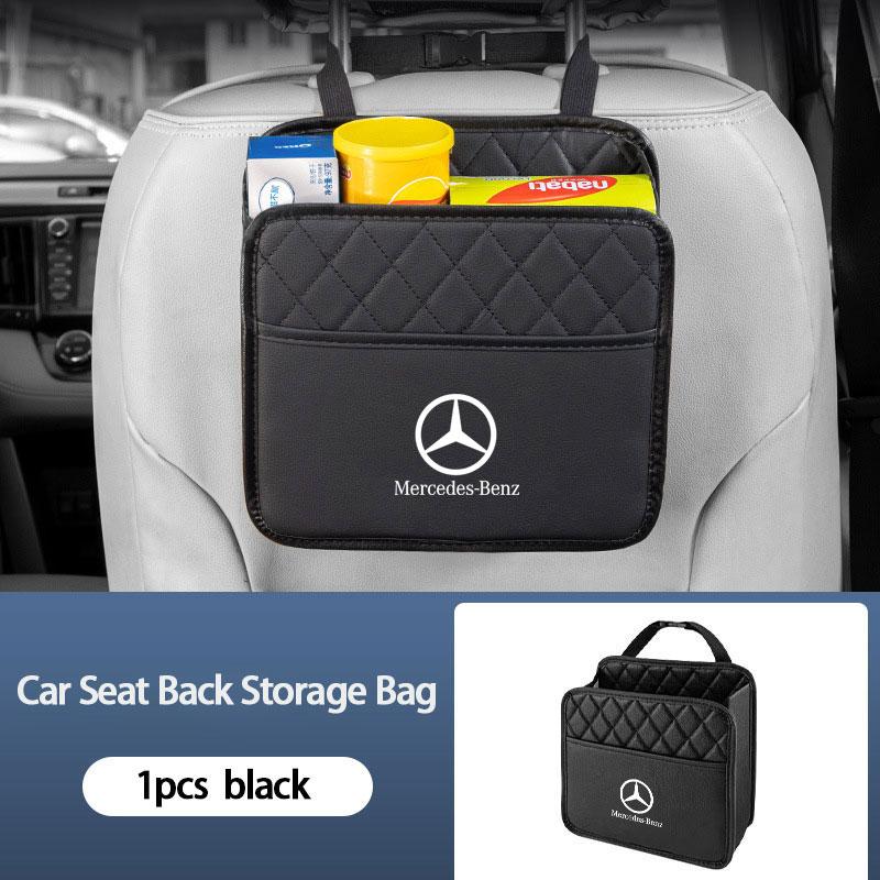 CRV1 Car Backseat Organizer Auto Multifunction Storage Bag For Mercedes Benz W203 W204 W205 W206 W212 CLK GLA C E S Class Accessories