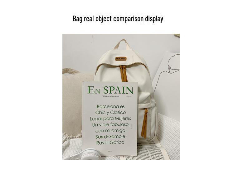 2023 Koreanischer Damen-Nylon-Rucksack - Modisch, Vielseitig, Literarischer College-Stil Schultasche