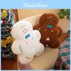 Plush Man Gingerbread Toy Stuffed Doll Christmas Decorations Cushion 45cm Gifts