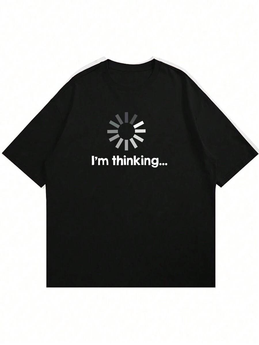 

Unisex Slogan Graphic T-Shirt, Emo XXL
