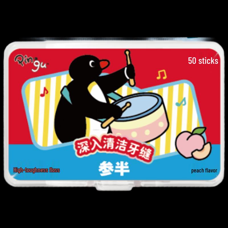 Cenban Peach Flavor Dental Floss Picks