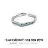 Ring Men's Tide Advanced Sense Index Finger Female Couple Ring Niche Design Titanium Steel Does Not Fade