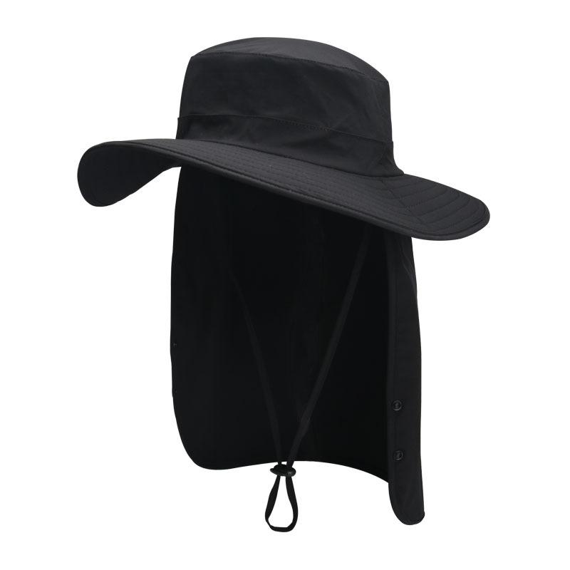 Summer women's bucket hat outdoor men's big eaves sun hat quick-drying ice visor sun protection hat