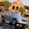 1/24 BENZ Maybachs GLS Class GLS600 Alloy Car Model Diecasts Metal Toy Car Model Collection Sound Light Simulation Car Kids Toys Gift