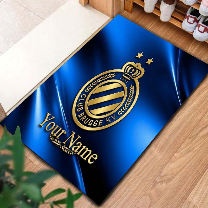 Club Brugge KV Custom Name Carpet Rug for Living Room Bedroom Home Sofa Decoration,Kids Play Non-slip Floor Mat