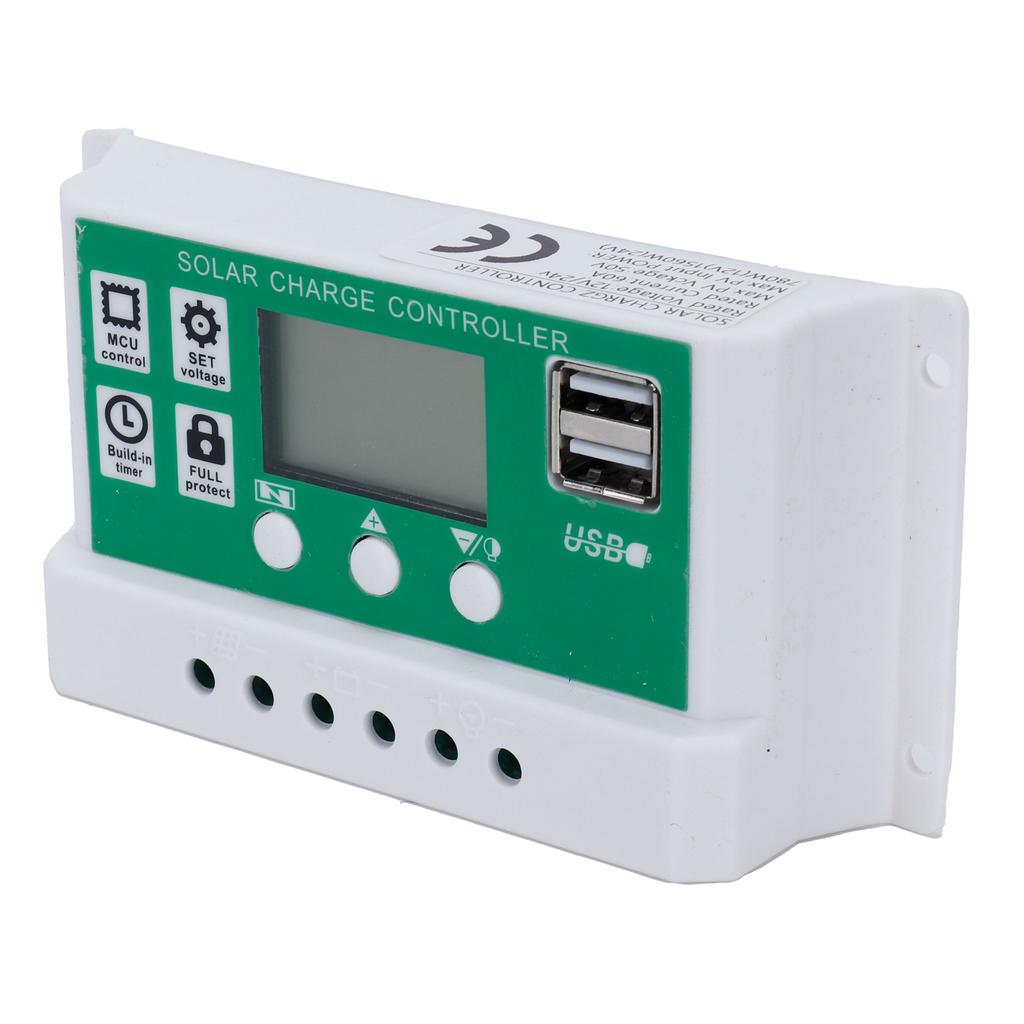 60A 12V 24V PWM Solarmodul Batterieregler Laderegler Autofokus Nachführung