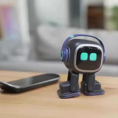 Robots Inteligentes AI EMO Tuya Soporte Emocional Interactivo de Escritorio Reconocimiento de Voz EMO Robot Compañero para Ir a Casa Regalo para Niños
