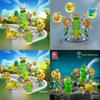 Zombiessunflower Plants Vs Kernel Pult Robot Construction Set For Play Kids