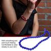 0.39in Diameter Round Beads Natural Stone DIY Bracelet Necklace Jewelry Making AccessoriesDark Blue