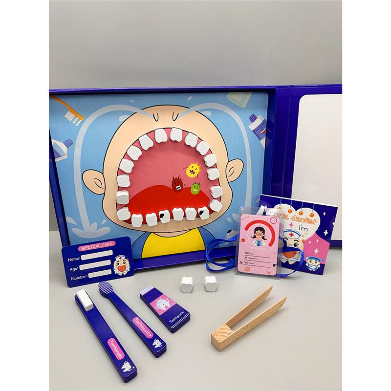 

Детский стоматологический ролевой набор для кукольного домика и детского сада Standard
