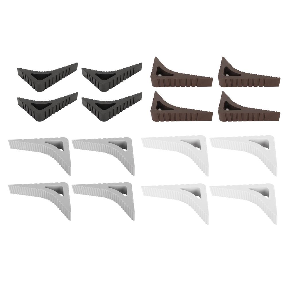4pcs Door Handle Stopper Multipurpose Prevents Collision  Thickened Door Wedge Stopper for Doo