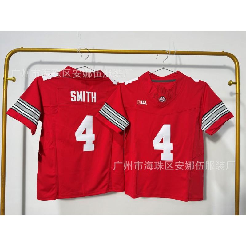 2026 Ohio State Buckeyes 4 Besticktes Footballtrikot Teamsport