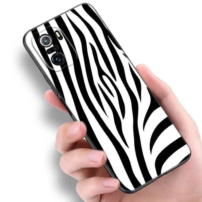 Black And White Dalmatian Cow Zebra Texture Case For Xiaomi Mi 10T 11i 11T Note 10 11 Lite NE POCO F3 M3 X3 GT NFC M4 X4 Pro 5G